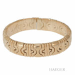 Bulgari Parentesi Armreif Gr. 17 Gelbgold 750/ 18 Karat - Bild 4 Vorschau