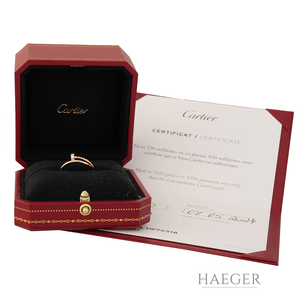 Cartier Juste un Clou Ring Gr.52 kleines Modell Roségold 18 Karat Full Set 2024