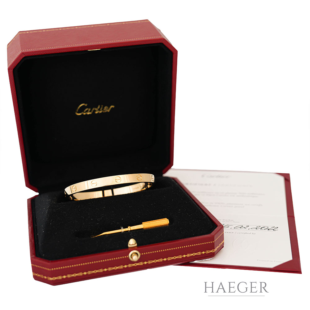 Cartier Love Armreif Gelbgold 18 Karat