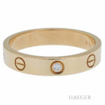 Cartier Love Ring Gelbgold 18 Karat mit Diamant Vorschau