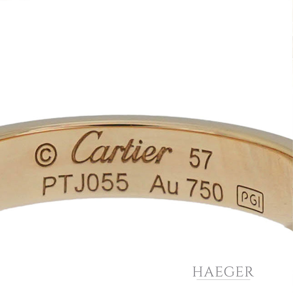 Cartier Love Ring Gelbgold 18 Karat mit Diamant
