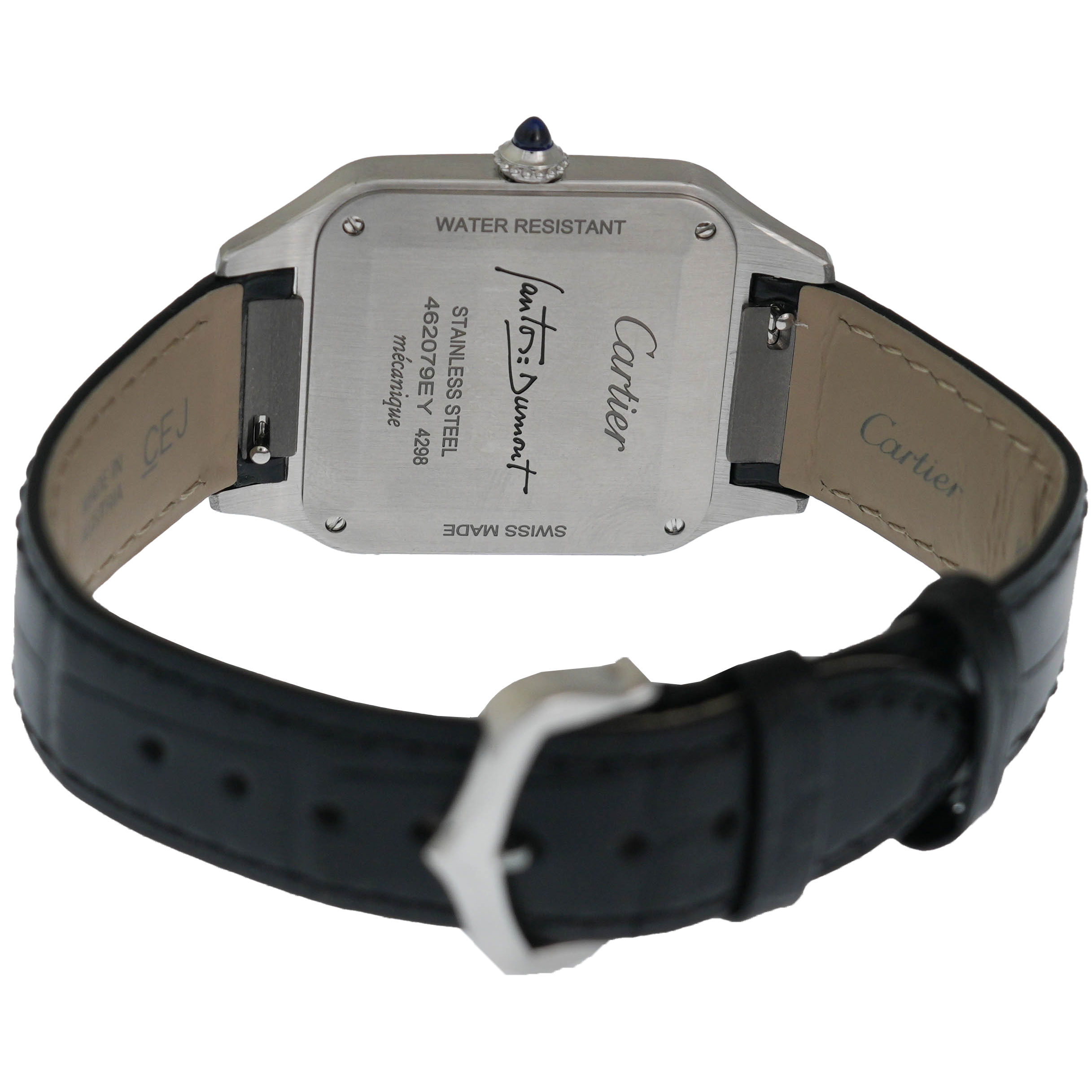 Cartier Santos Dumont Black Lacquer Ref. WSSA0046 Full Set 2025