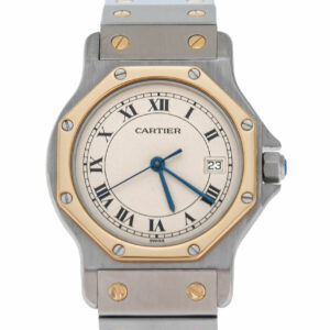 Cartier Santos Ronde Ref.187902 mit Original Papieren