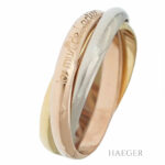 Cartier Trinity Ring Tricolor 18 Karat Vorschau