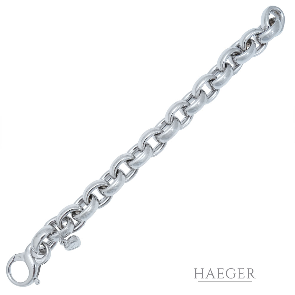 Chopard Happy Diamonds Armband 17,5 cm Weißgold 750/ 18 Karat