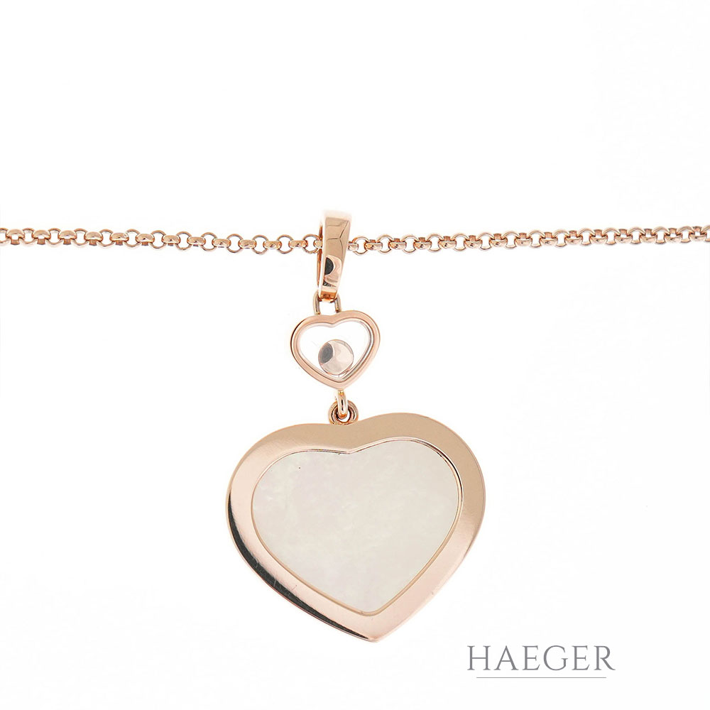 Chopard Collier Rotgold 18 Karat mit Diamanten