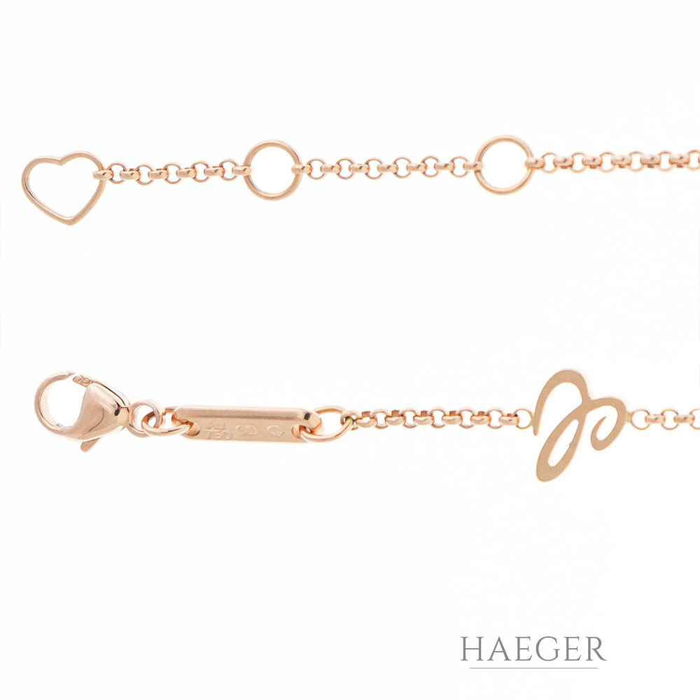 Chopard Collier Rotgold 18 Karat mit Diamanten