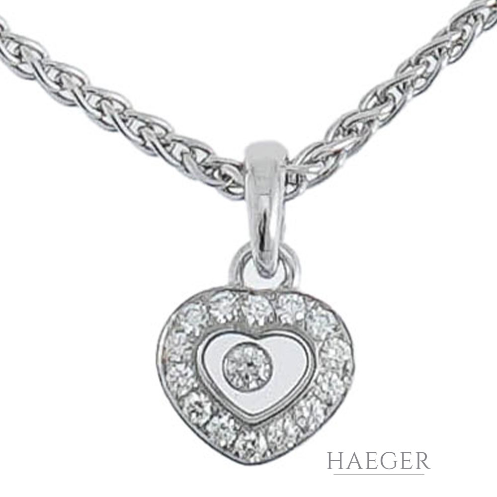 Chopard Happy diamonds Collier Weissgold 18 Karat