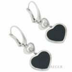 Chopard Hearts Ohrhänger Onyx mit Diamant 18 Karat Weissgold Vorschau