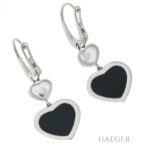 Chopard Hearts Ohrhänger Onyx mit Diamant 18 Karat Weissgold Vorschau