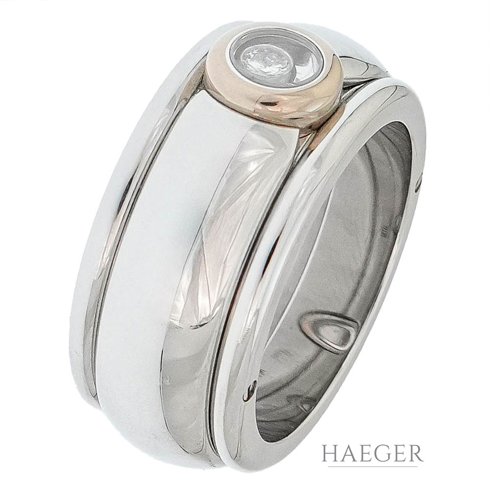 Chopard Ring Weissgold Edelstahl mit Diamant