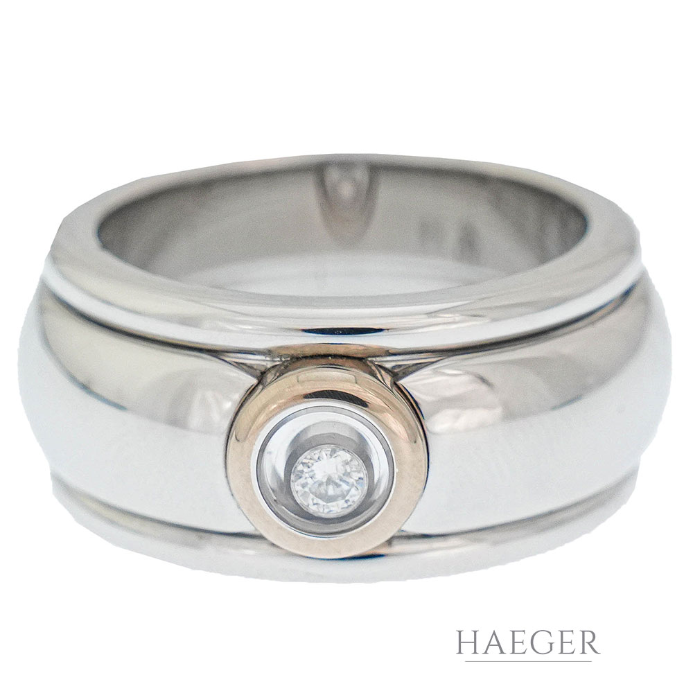 Chopard Ring Weissgold Edelstahl mit Diamant
