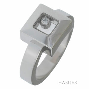 Chopard Ring Weissgold 18 Karat mit Diamant