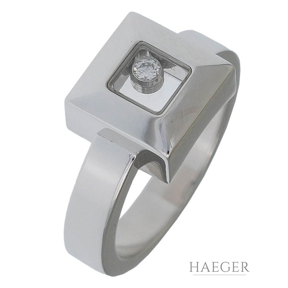 Chopard Ring Weissgold 18 Karat mit Diamant