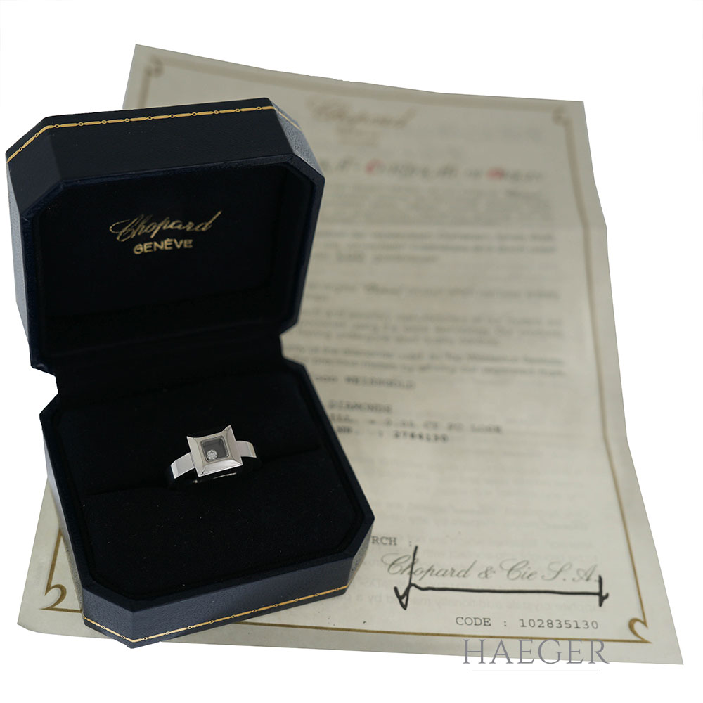 Chopard Ring Weissgold 18 Karat mit Diamant
