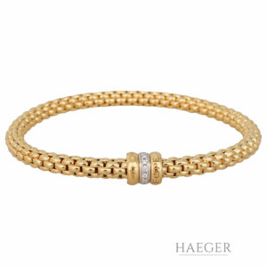 Fope Armband Gelbgold 18 Karat Diamant