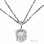 Diamant Halskette Weissgold 18 Karat Vorschau