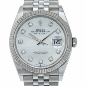 Rolex Datejust 36 Perlmutt Ref. 126234 Full Set 2022 Artikelnummer: 503.866 Durchmesser: 36mm Automatik Rolex Jubilee Band 20cm