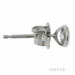 Solitärohrstecker Weißgold 18 Karat Vorschau
