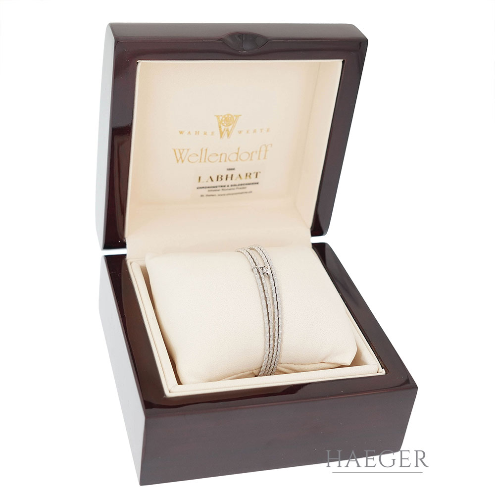 Wellendorff Armband Weißgold 18 Karatg mit Diamant