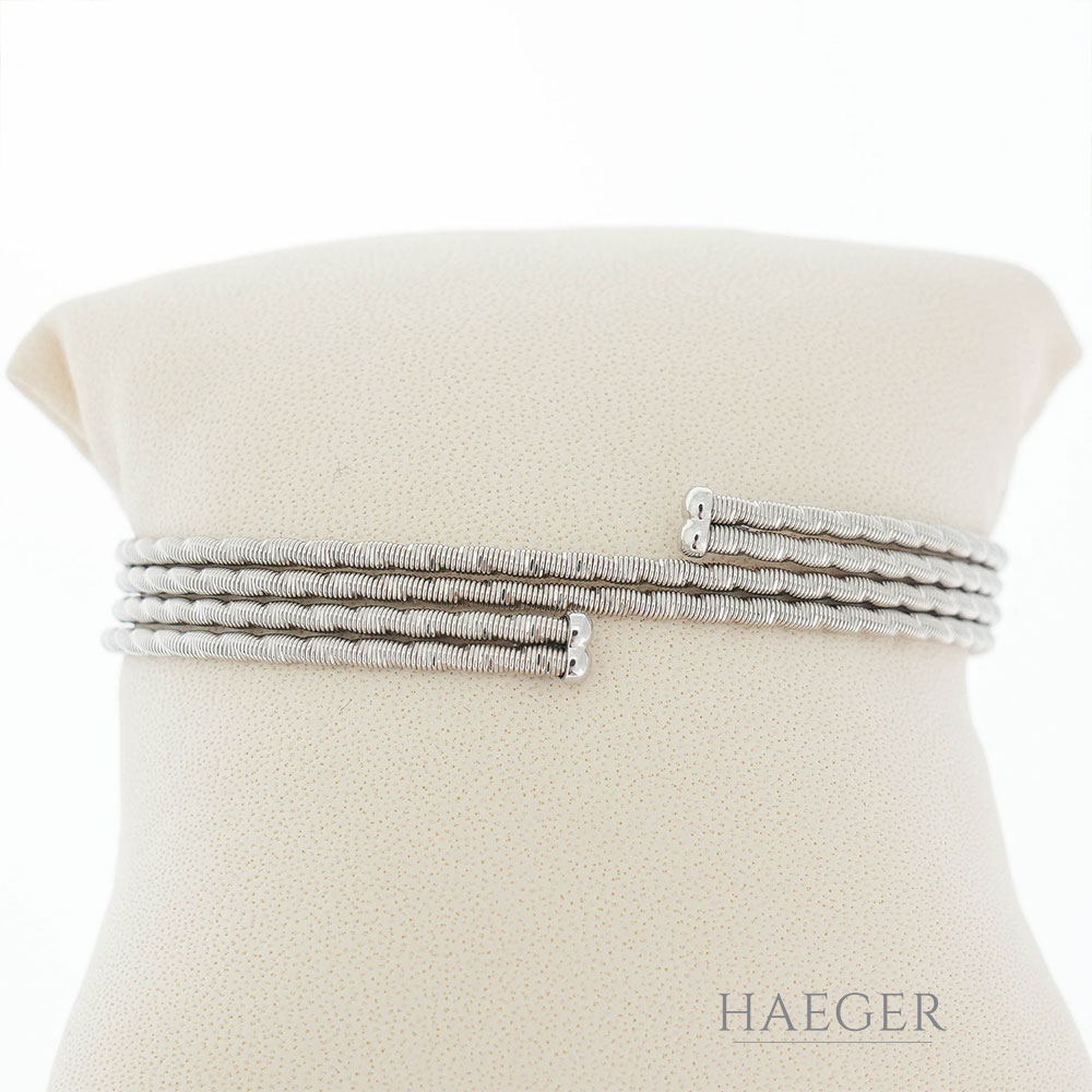 Wellendorff Armband Weißgold 18 Karatg mit Diamant