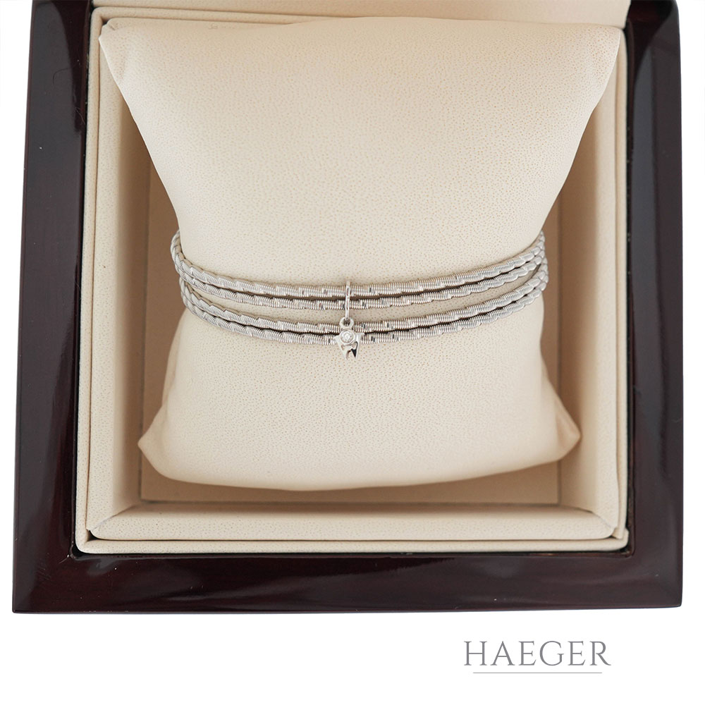 Wellendorff Armband Weißgold 18 Karatg mit Diamant