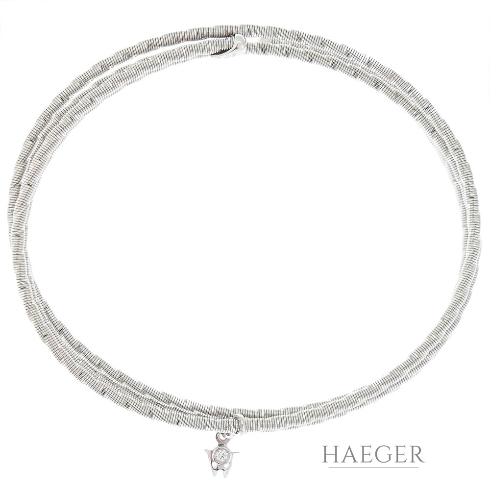 Wellendorff Armband Weißgold 18 Karatg mit Diamant