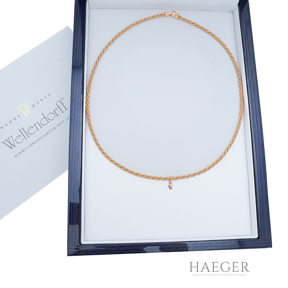 Wellendorff Collier 18 Karat mit Diamant