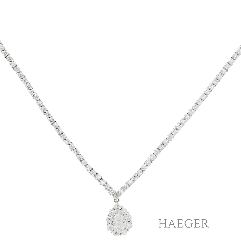 Wempe Collier Weißgold 18 Karat mit Diamanten