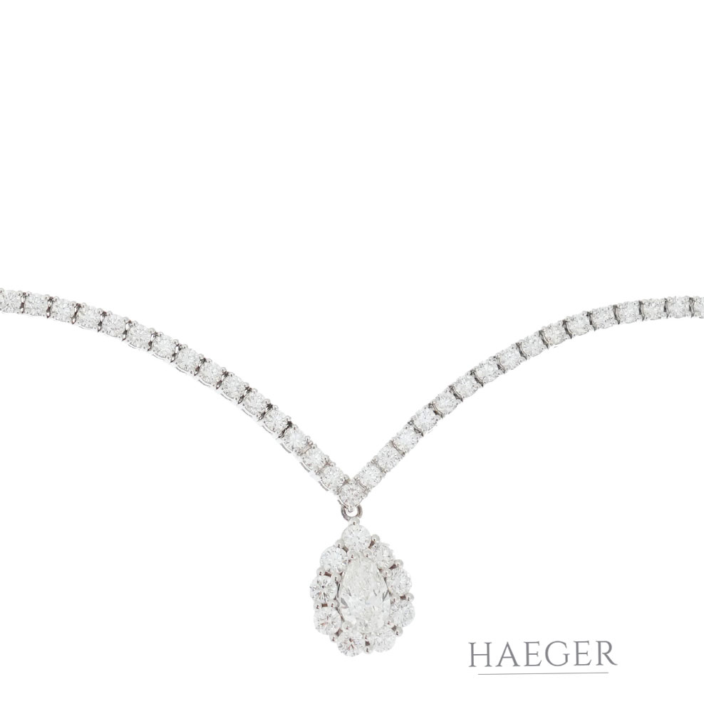 Wempe Collier Weißgold 18 Karat mit Diamanten