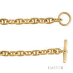 Hermès halskette-chaine dancre gelbgold 18 karat Vorschau