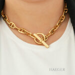 Hermès halskette-chaine dancre gelbgold 18 karat Vorschau