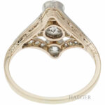 Art Deco Ring Gr.57 Gelbgold 14 Karat mit 2,4ct Diamanten Vorschau