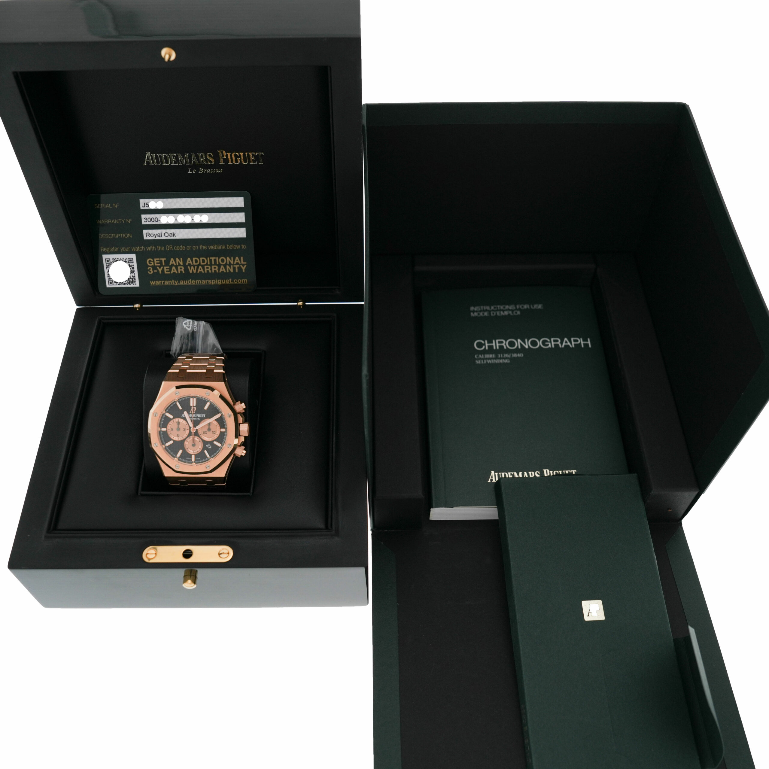 Audemars Piguet Royal Oak Chronograph Ref.26331OR.OO.1220OR.02 Full Set Artikelnummer: KD101.251 Durchmesser: 41mm Automatik Roségold Armband 18 Karat 18cm Original Box mit Audemars Piguet Garantie