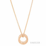 Bulgari B Zero Halskette Rosegold 18 Karat mit weißer Keramik Vorschau