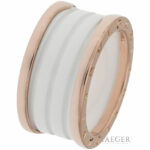 Bulgari B.Zero1 Keramik 4 Band Ring Gr.58 Roségold 18 Karat Vorschau