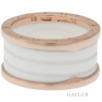 Bulgari B.Zero1 Keramik 4 Band Ring Gr.58 Roségold 18 Karat Vorschau