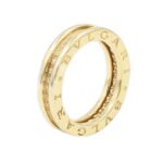 Bulgari B Zero Ring Gelbgold 18 Karat mit Diamanten Vorschau