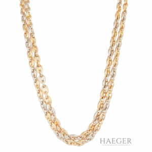 Cartier Collier Gelb Weißgold 18 Karat