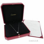 Cartier Trinity Keramik Collier 40cm Weißgold 18 Karat mit 0,3ct Diamanten Vorschau