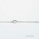 Cartier Trinity Keramik Collier 40cm Weißgold 18 Karat mit 0,3ct Diamanten Vorschau