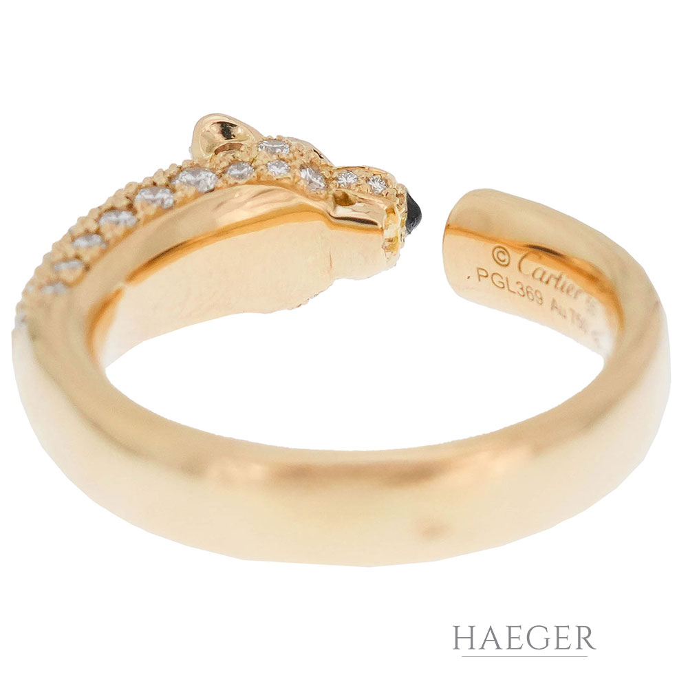 Cartier Panthere Gelbgold 18 Karat mit Diamanten