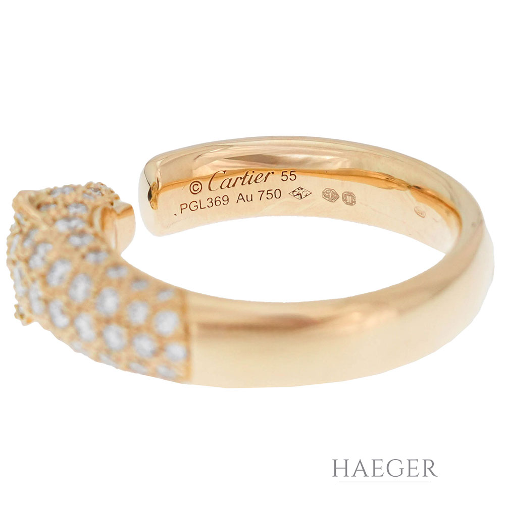 Cartier Panthere Gelbgold 18 Karat mit Diamanten