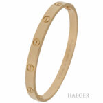 Cartier Love Armreif klassisches Modell Gr.17 Gelbgold 18 Karat Full Set 2021 Vorschau