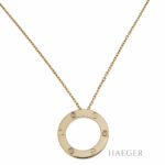 Cartier Love Kette Gelbgold 18 Karat mit Diamanten Vorschau