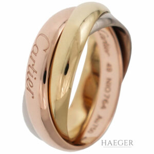 Cartier Trinity Ring klassisches Modell Gr.49 Gold 18 Karat mit Original Box