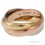 Cartier Trinity Ring klassisches Modell Gr.49 Gold 18 Karat mit Original Box Vorschau