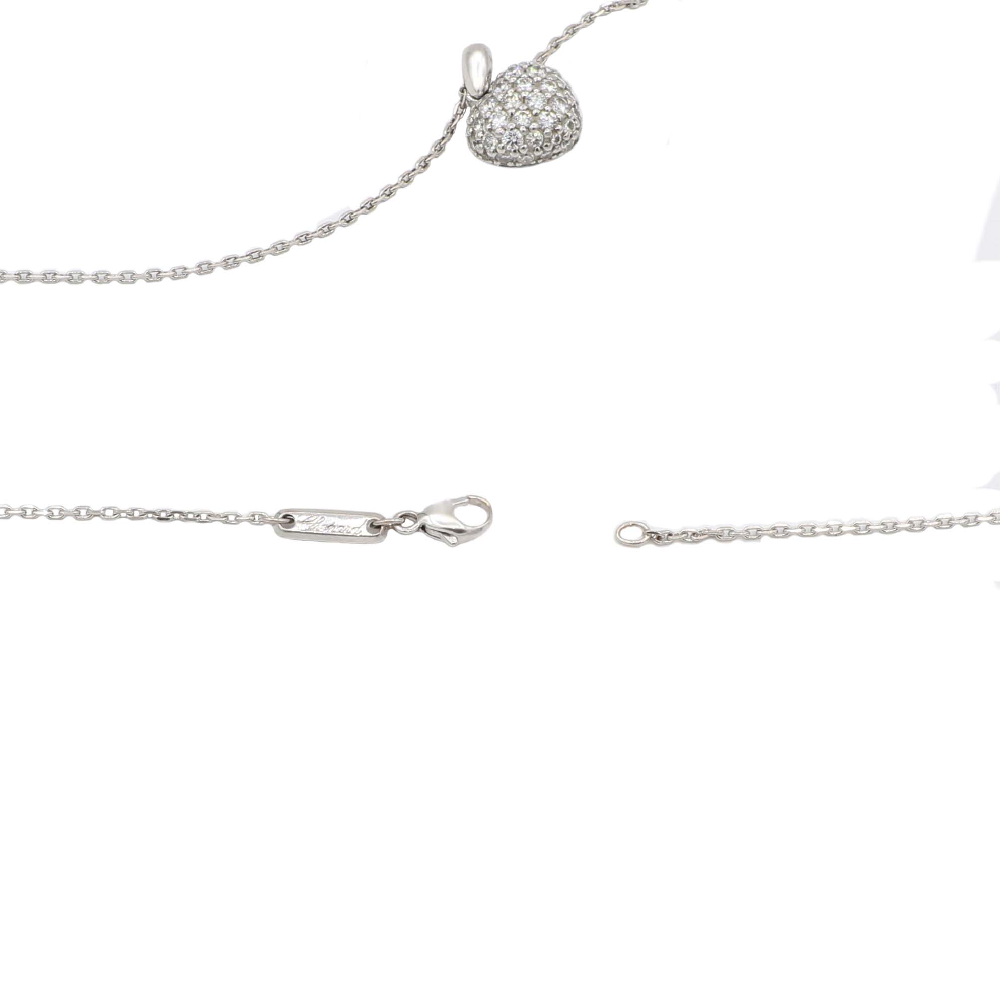 Chopard Collier Weißgold 18 Karat mit Diamanten