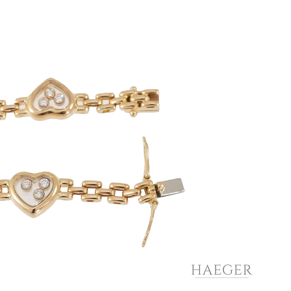 Chopard Happy Diamonds Armband 20cm Gelbgold 18 Karat mit Diamanten