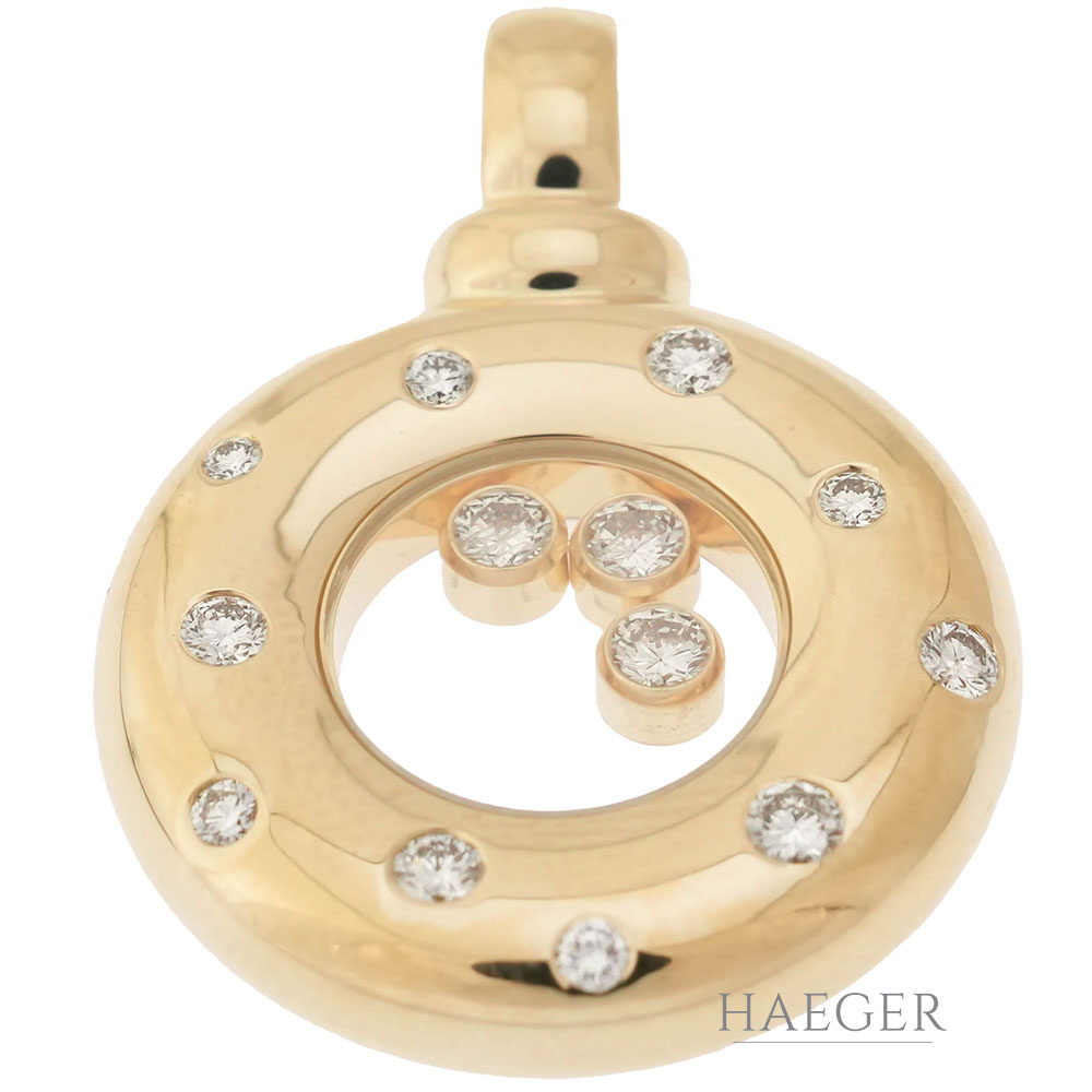 Chopard Happy Diamond Anhänger Gold 18 Karat mit originalem Zertifikat